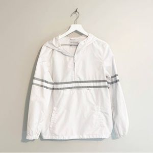 White wind jacket